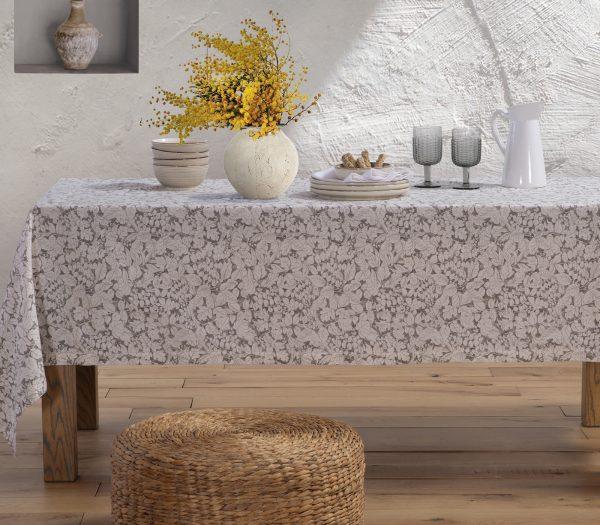 Τραπεζομάντηλο Βαμβακερό Nef-Nef Homeware Ambrose Ecru 150x300 Nef-Nef Homeware 5205495575995