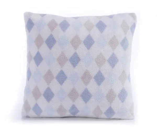 Παιδικό Διακοσμητικό Μαξιλάρι Fleece Nef-Nef Homeware Sweet Rhombus Blue 35x35