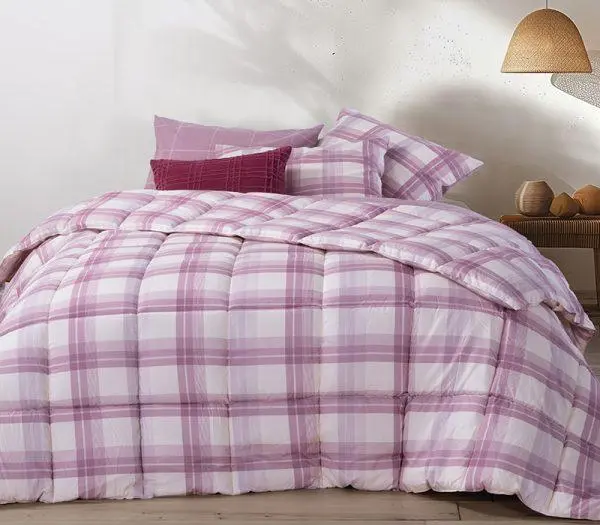 Πάπλωμα Υπέρδιπλο Nef-Nef Homeware Charlie Mauve 240x220