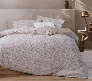 Σετ Σεντόνια Μονά Φανελένια Nef-Nef Homeware Torredo Beige 160x260