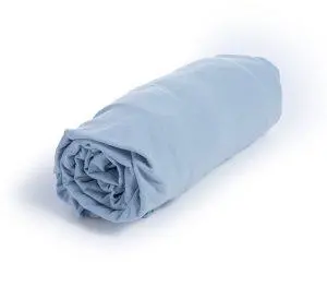 Βρεφικό Σεντόνι Κούνιας με Λάστιχο Μακό Nef-Nef Homeware Jersey Light Blue 70x140+20