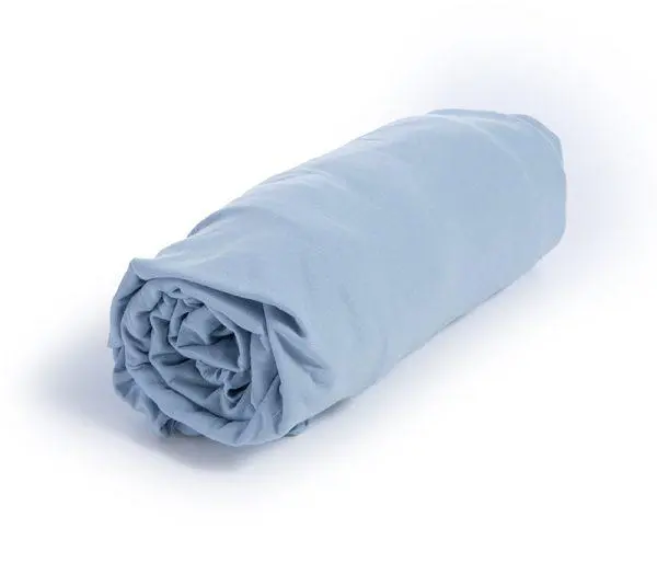 Βρεφικό Σεντόνι Κούνιας με Λάστιχο Μακό Nef-Nef Homeware Jersey Light Blue 70x140+20