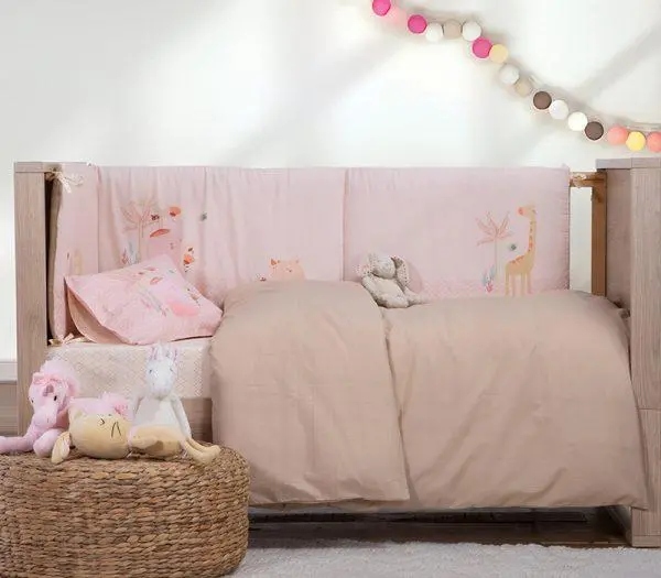 Βρεφική Παπλωματοθήκη Κούνιας Nef-Nef Homeware Basic Beige 110x150