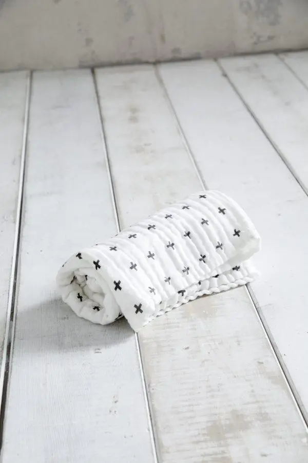 Βρεφική Κουβέρτα Κούνιας Βαμβακερή Nima Home Hush 110x150
