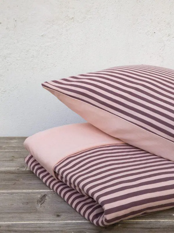 Nima Home Σετ Παπλωματοθήκη Μονή Jersey - Suave Dark Pink 160x240