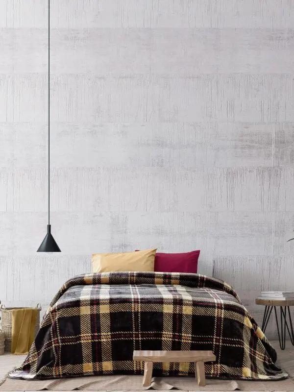 Kocoon Home Κουβέρτα Βελουτέ Μονή 160x220 - Olivia