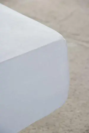 Σεντόνι Υπέρδιπλο με Λάστιχο Nima Home Unicolors White 165x205+35