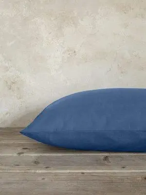 Σετ Μαξιλαροθήκες Ύπνου 2τμχ Nima Home Unicolors Dark Denim 52x72