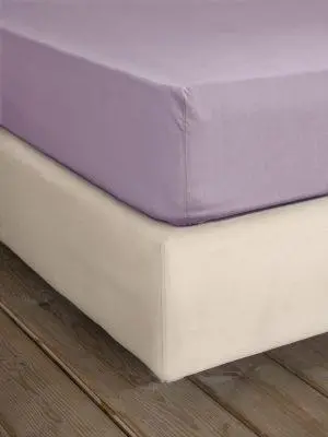 Σεντόνι Υπέρδιπλο με Λάστιχο Nima Home Unicolors Pale Mauve 165x205+35