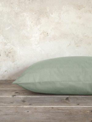 Σετ Μαξιλαροθήκες Ύπνου 2τμχ Nima Home Unicolors Rock Green 52x72