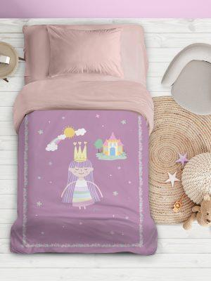 Παιδικό Πάπλωμα Μονό Nima Home Carolina Purple 160x240