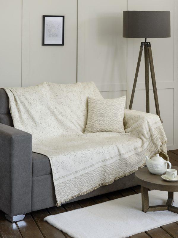 Ριχτάρι Διθέσιου Καναπέ Nima Home Hiver Ivory 180x240 Nima Home Ριχτάρι Διθέσιου Καναπέ Nima Home Hiver Ivory 180x240