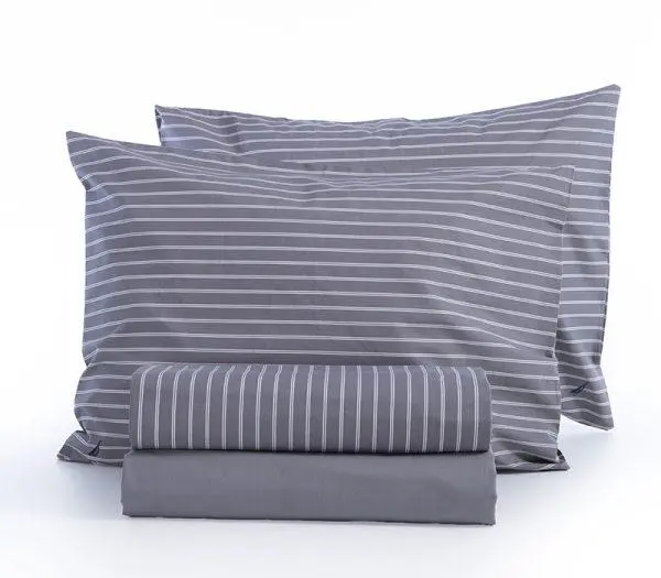 Σετ Σεντόνια Υπέρδιπλα Περκάλι Nef-Nef Homeware X Nautica Coast Grey 240x270