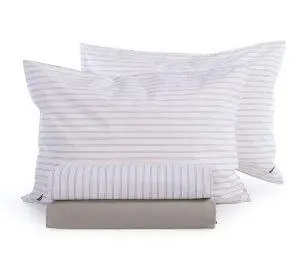 Σετ Σεντόνια Υπέρδιπλα Περκάλι Nef-Nef Homeware X Nautica Coast Ecru 240x270