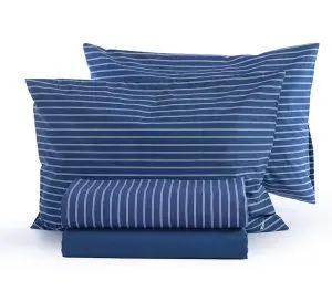 Σετ Σεντόνια King Size Περκάλι Nef-Nef Homeware X Nautica Coast True Navy 270x280