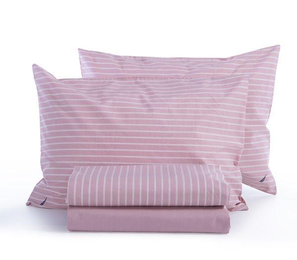 Σετ Σεντόνια King Size Περκάλι Nef-Nef Homeware X Nautica Coast Rose 270x280 Nef-Nef Homeware X Nautica Σετ Σεντόνια King Size Περκάλι Nef-Nef Homeware X Nautica Coast Rose 270x280