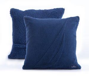 Διακοσμητικό Μαξιλάρι Γούνινο Nef-Nef Homeware X Nautica Coast True Navy 45x45