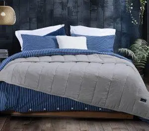 Κουβερτοπάπλωμα Υπέρδιπλο Nef-Nef Homeware X Nautica Coast Grey 240x220
