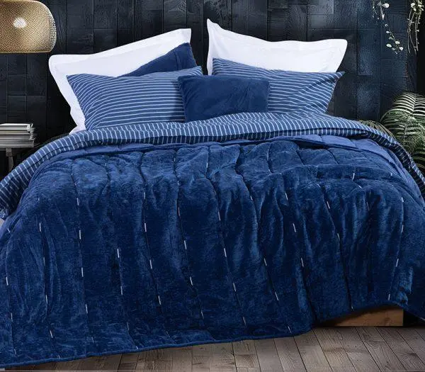Κουβερτοπάπλωμα Υπέρδιπλο Nef-Nef Homeware X Nautica Coast True Navy 240x220