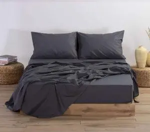 ΣΕΝΤΟΝΙ ΥΠΕΡΔΙΠΛΟ NEF-NEF BASIC DARK GREY 240X270