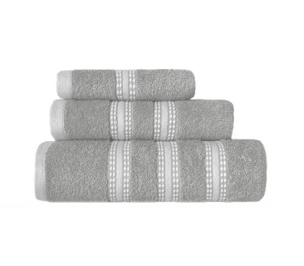 Σετ Πετσέτες Μπάνιου 3τμχ 480gr/m2 Nef-Nef Homeware Promise Grey Nef-Nef Homeware Σετ Πετσέτες 3τμχ 480gr/m2 Nef-Nef Promise Grey