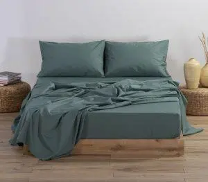ΣΕΝΤΟΝΙ ΥΠΕΡΔΙΠΛΟ ΜΕ ΛΑΣΤΙΧΟ NEF-NEF BASIC GREEN 160Χ200+30
