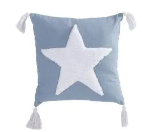 Βρεφικό Διακοσμητικό Μαξιλάρι Nef-Nef Hugging Star Blue 35x35