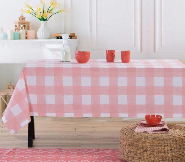 Τραπεζόμαντηλο Αλέκιαστο Nef-Nef Henry Coral 140x180 Nef-Nef Homeware HENRY CORAL