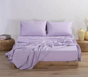 ΣΕΝΤΟΝΙ ΗΜΙΔΙΠΛΟ ΜΕ ΛΑΣΤΙΧΟ NEF-NEF BASIC LAVENDER 120Χ200+30
