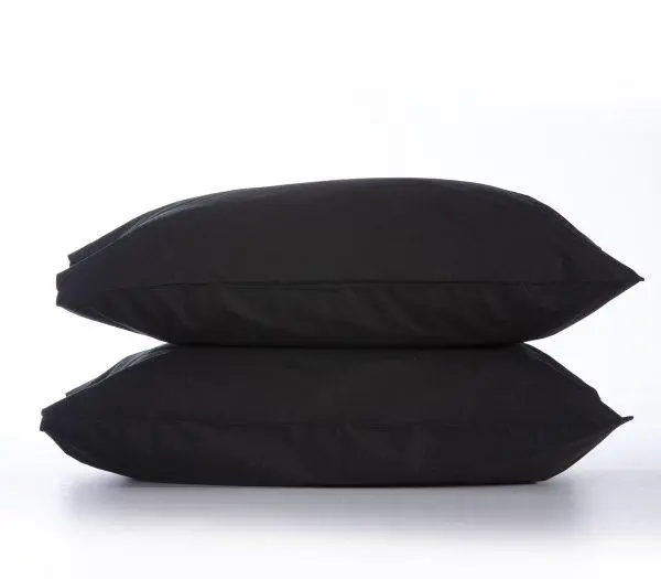 Σετ Μαξιλαροθήκες 2τμχ Nef-Nef Basic Black 52x72