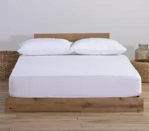 ΣΕΝΤΟΝΙ ΜΑΚΟ ΜΕ ΛΑΣΤΙΧΟ NEF-NEF KING SIZE JERSEY WHITE 180X200+35