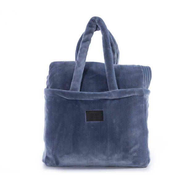 Κουβέρτα Υπέρδιπλη Βελουτέ Nef-Nef Homeware Elements Velosso 24 Blue 230x240 Nef-Nef Homeware v5