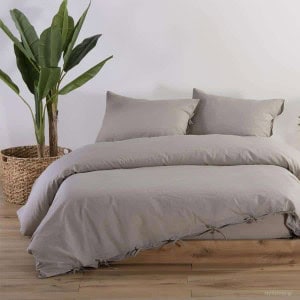 παπλωματοθήκη king size nef nef cotton linen