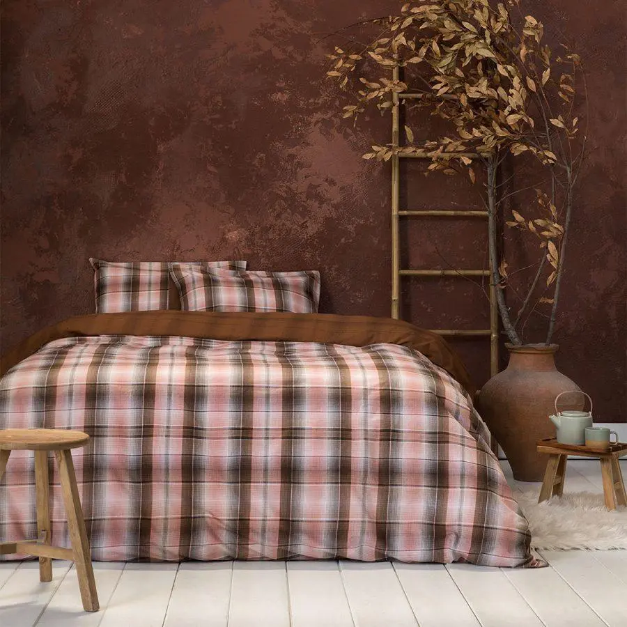 Σετ Παπλωματοθήκη Μονή Nima Home Alan Earth 160x240 Nima Home παπλωματοθήκη μονή 2 όψεων σετ nima bed linen alan earth