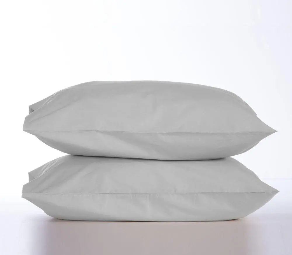 Σετ Μαξιλαροθήκες Ύπνου 2τμχ Nef-Nef Homeware Basic Silver Grey 52x72 Nef-Nef Homeware Σετ Μαξιλαροθήκες 2τμχ Nef-Nef Basic Silver Grey 52x72