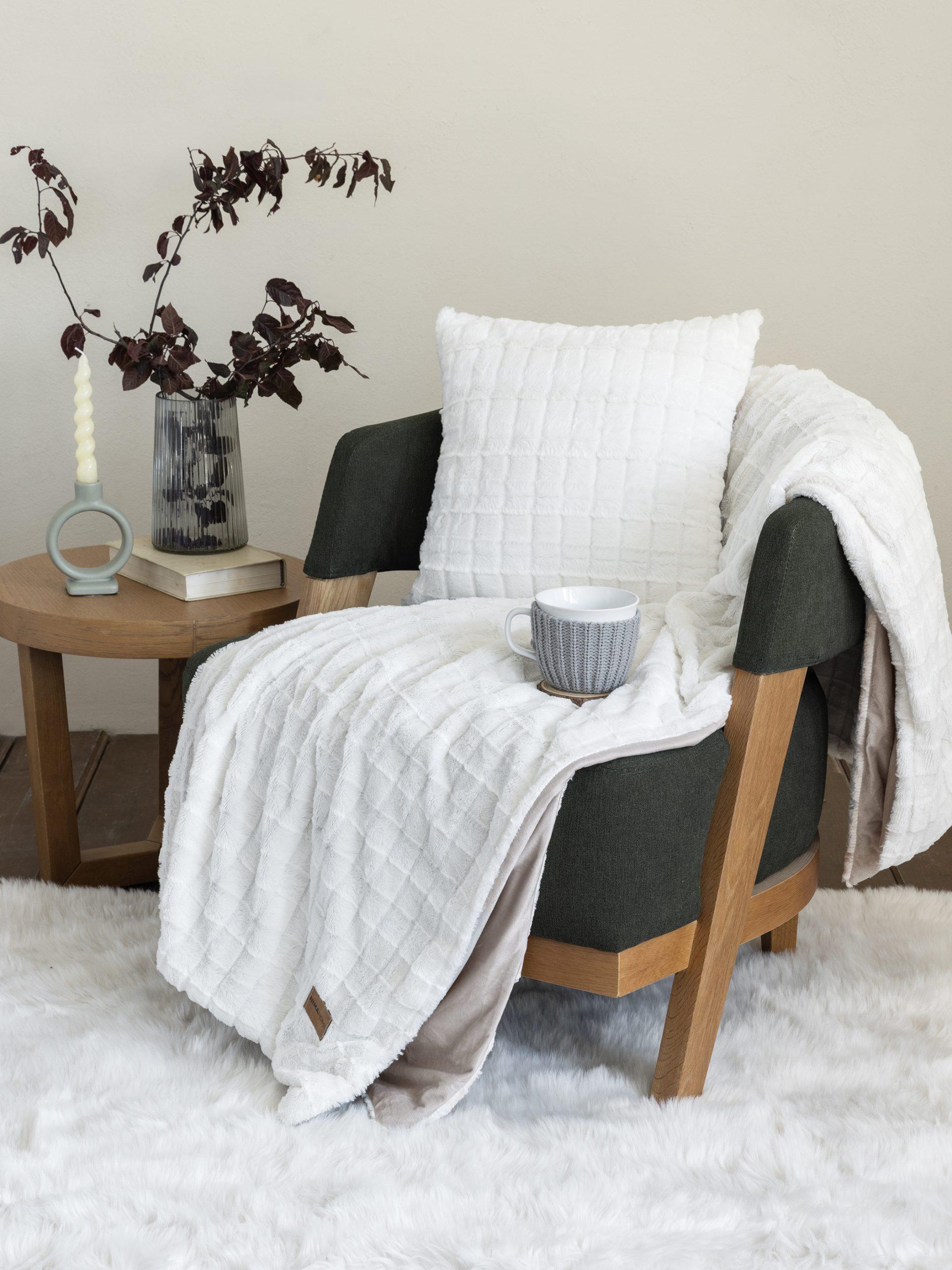 Nima Home Κουβέρτα καναπέ 130x170 - Weave Cream Nima Home Nima Home Κουβέρτα καναπέ 130x170 - Weave Cream