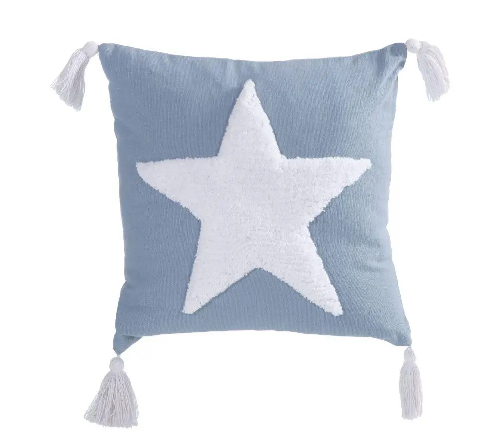 Βρεφικό Διακοσμητικό Μαξιλάρι Nef-Nef Homeware Hugging Star Blue 35x35 Nef-Nef Homeware Βρεφικό Διακοσμητικό Μαξιλάρι Nef-Nef Hugging Star Blue 35x35