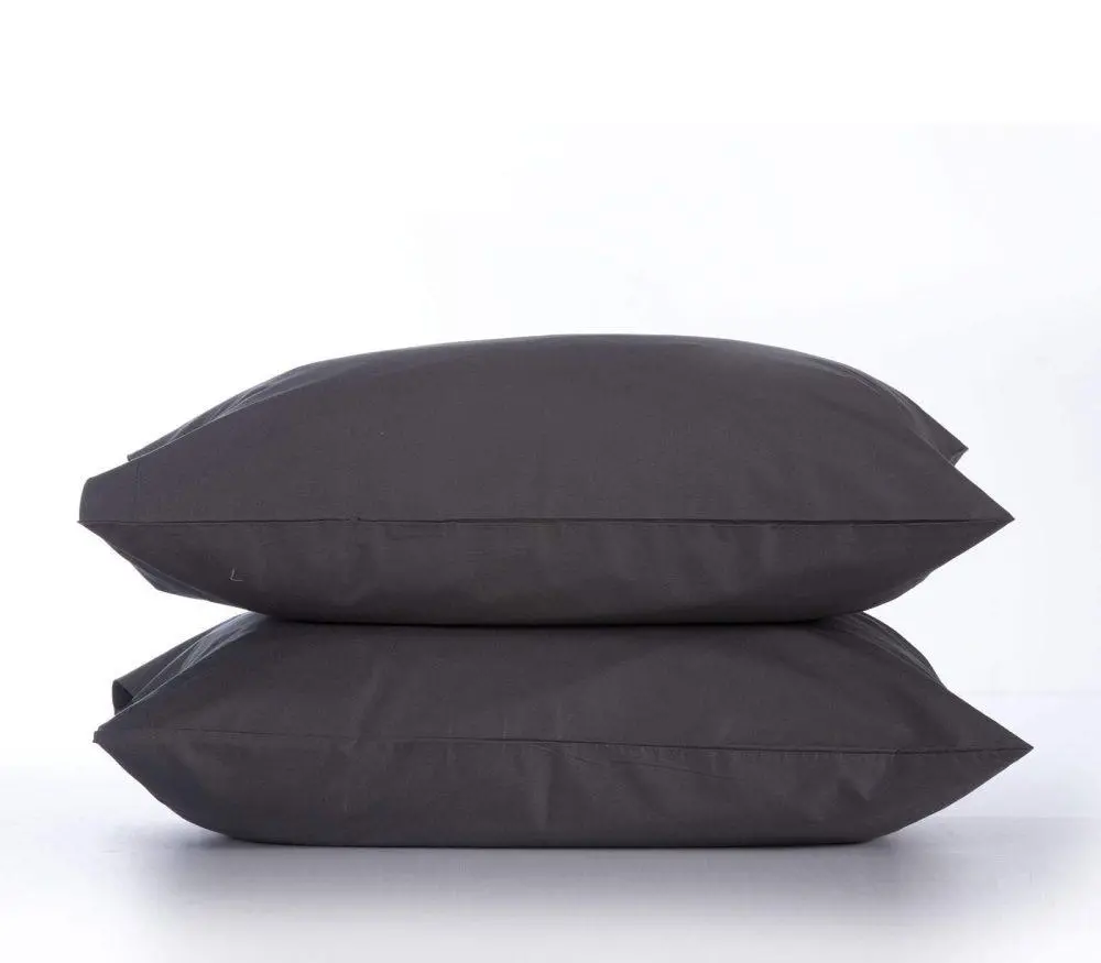 Σετ Μαξιλαροθήκες Ύπνου 2τμχ Nef-Nef Homeware Basic Dark Grey 52x72 Nef-Nef Homeware Σετ Μαξιλαροθήκες 2τμχ Nef-Nef Basic Dark Grey 52x72