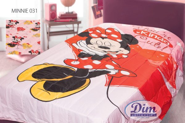 Dimcol ΚΟΥΒΕΡΛΙ Disney MINNIE 31 160Χ250 Digital Print Micro
