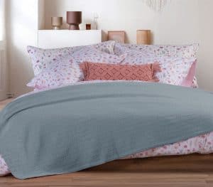 κουβέρτα πικέ υπέρδιπλη nef nef cool dusty blue (1)