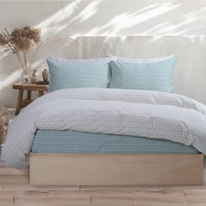 παπλωματοθήκη υπέρδιπλη σετ 240x230 2 όψεων nef nef barsol green