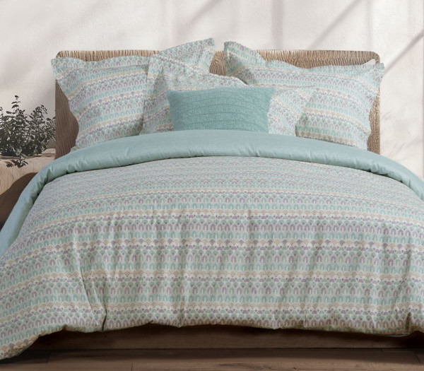 Κουβερλί Υπέρδιπλο Βαμβακοσατέν Nef-Nef Homeware Premium Mosair Aqua 240×230 Nef-Nef Homeware 037265 1 3823 L