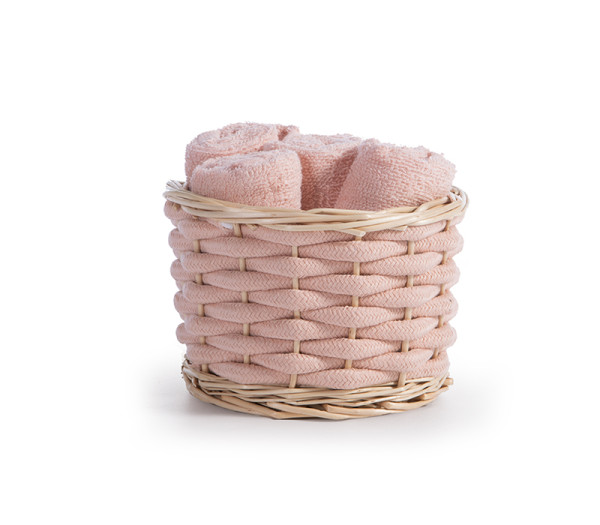 Καλαθάκι με Σετ Λαβέτες Χεριών 5τμχ Nef-Nef Homeware Borra Peach 30×30 Nef-Nef Homeware Καλαθάκι με Σετ Λαβέτες Χεριών 5τμχ Nef-Nef Homeware Borra Peach 30×30