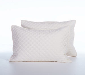 Σετ Μαξιλαροθήκες Καπιτονέ 2τμχ Κεντητές Nef-Nef Homeware Smart Line Scofield Ecru 52×72