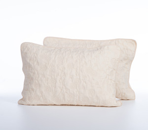 Σετ Μαξιλαροθήκες Καπιτονέ 2τμχ Βαμβακερές Nef-Nef Homeware Zinovia Vanilla 52x72