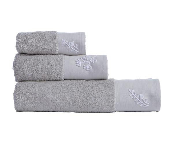 Σετ Πετσέτες Μπάνιου 3τμχ 500gr/m2 Nef-Nef Homeware Serenity Perfection Silver Nef-Nef Homeware Σετ Πετσέτες Μπάνιου 3τμχ 500gr/m2 Nef-Nef Homeware Serenity Perfection Silver