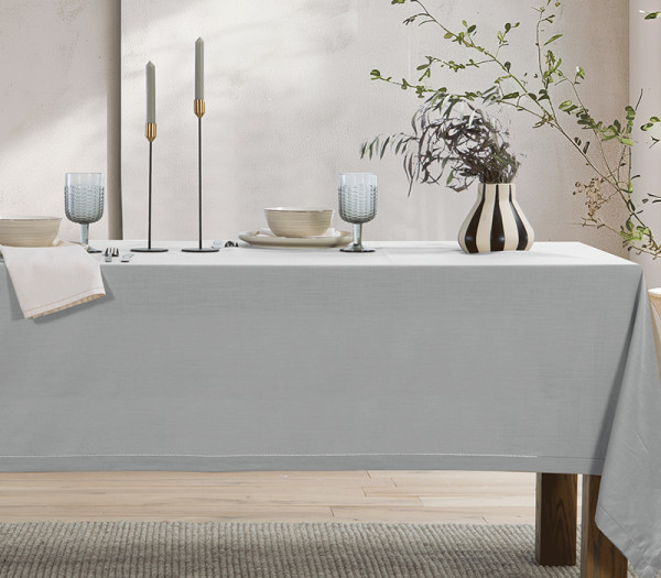 Τραπεζομάντηλο Nef-Nef Homeware Steady Light Grey 150x180