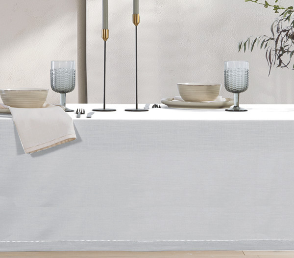 Τραπεζομάντηλο Nef-Nef Homeware Steady White 150x250 Nef-Nef Homeware Τραπεζομάντηλο Nef-Nef Homeware Steady White 150x250