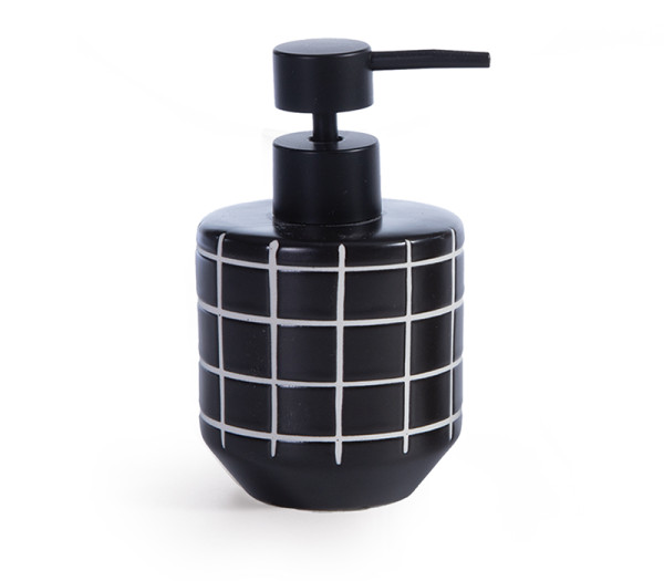 Δοχείο Κρεμοσάπουνου Κεραμικό Nef-Nef Homeware Model Black