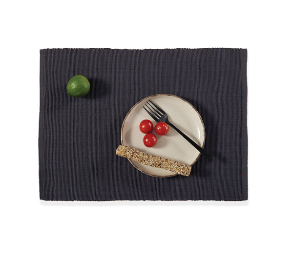 Σετ Σουπλά 2τμχ Βαμβακερά Nef-Nef Homeware Overal Dark Grey 33x48